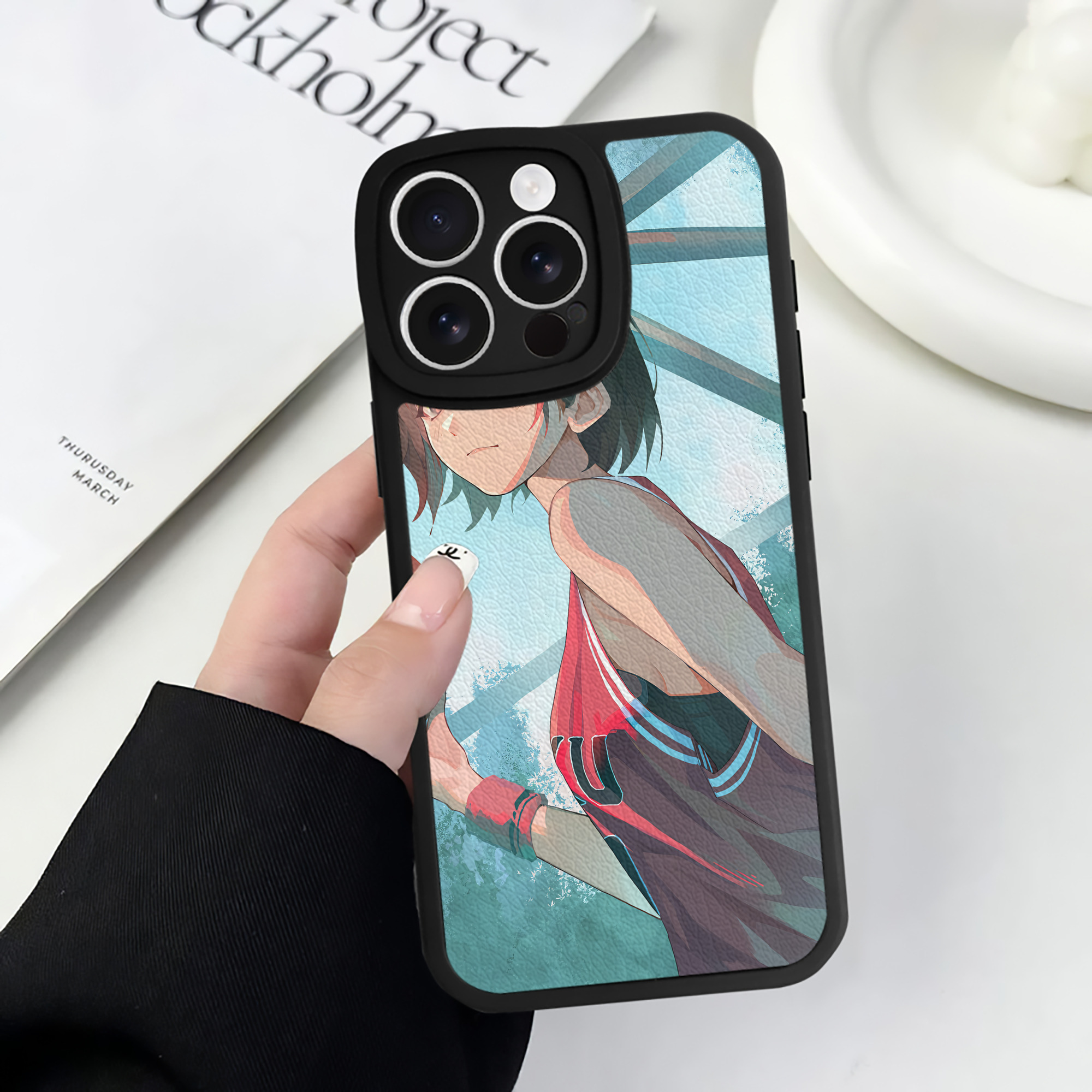 （画像用） SLAM DUNK／スラムダンク 【iPhone 16シリーズ対応】シリコンスマホケース（レザー調） 材質：シリコン